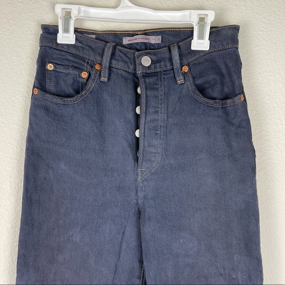 Levi’s dark wash ribcage jeans - Picture 6 of 12